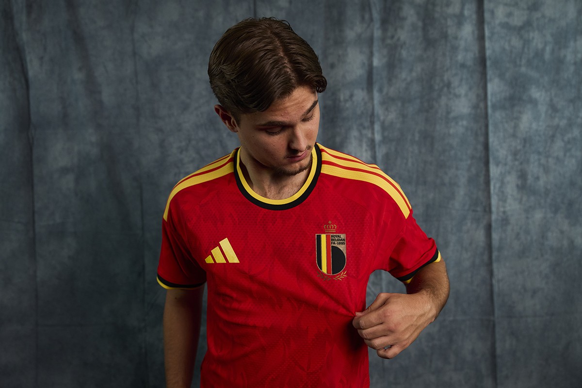 Het nieuwe thuisshirt van België